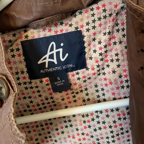 Omega brown zip up jacket small - donating soon - Picture 4 of 9